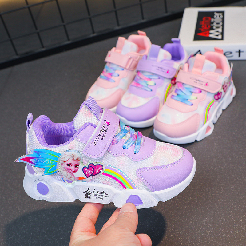 Giày thể thao bé gái , loại cao cấp mềm, êm , bền , đẹp,  giày cho bé gái công chúa ELSA