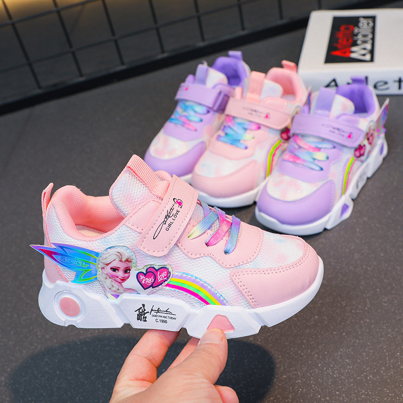 Giày thể thao bé gái , loại cao cấp mềm, êm , bền , đẹp,  giày cho bé gái công chúa ELSA