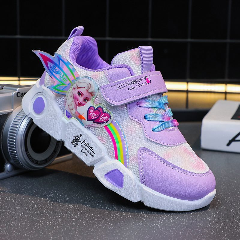 Giày thể thao bé gái , loại cao cấp mềm, êm , bền , đẹp,  giày cho bé gái công chúa ELSA