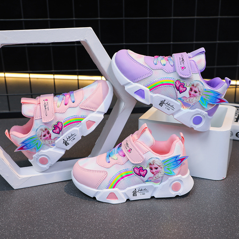 Giày thể thao bé gái , loại cao cấp mềm, êm , bền , đẹp,  giày cho bé gái công chúa ELSA