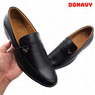 {KM - Tặng Kèm Vớ Sịn} Giày Tây Nam Da Bò Thật 100%, Thiết Kế Khóa V Thời Trang D.GCV