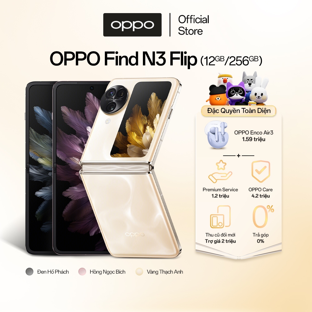 Điện thoại OPPO FIND N3 FLIP (12GB/256GB) - Hàng chính hãng