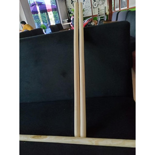 Gậy tập võ thuật arnis gỗ bạch lạp - song đoản côn - dài - size 2.8cm