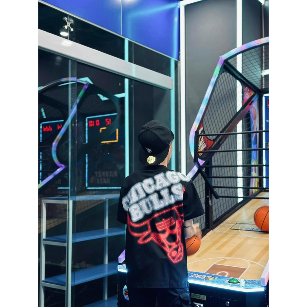 Áo thun Chicago Redbulls cotton 2C cực mượt dày dặn chuẩn hàng hiệu trendy boy phố