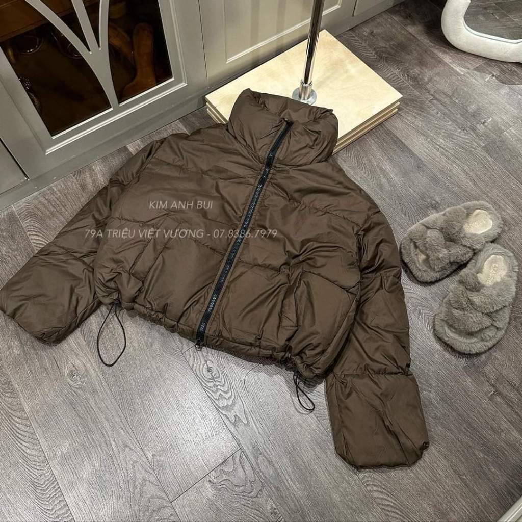 Áo phao túi dọc nữ, áo phao trần bông nữ hàng QCCC loại 1 dày dặn