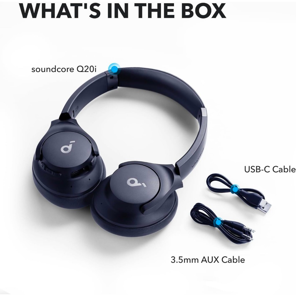 Tai nghe chụp tai Bluetooth Anker Soundcore Q20i - A3004