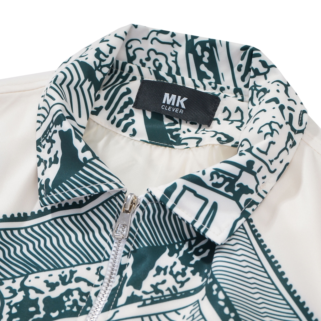 Áo khoác bomber nam MK CLEVER JACKET YOUR chất liệu vải gió Cross