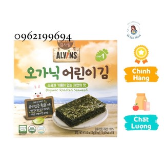 Rong biển hữu cơ tách muối Hàn Quốc Alivin hộp 150g