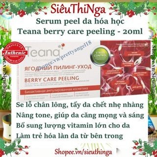 Serum peel da hoá học teana berry care pelling