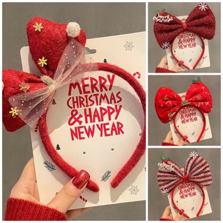 Bờm noel giáng sinh kute cho bé và kẹp tóc noel