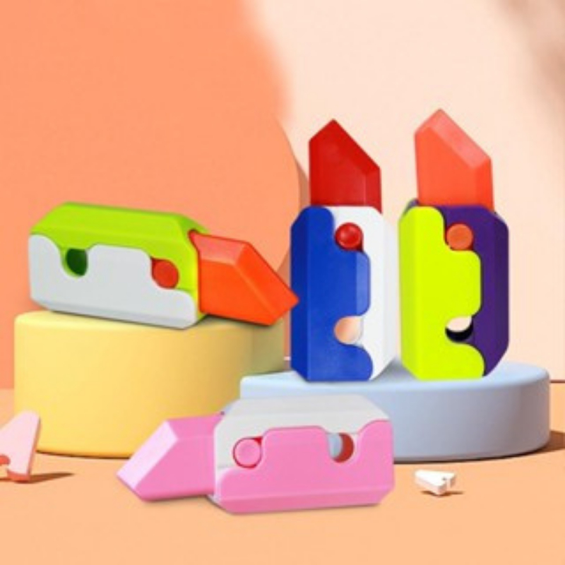 Dao Cà Rốt mini Dao trọng lực in 3D Mini gấp gọn - Đồ chơi 2023 Đồ Chơi Giảm Căng Thẳng