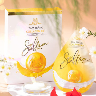 TẮM TRẮNG COLLAGEN X3 LUXURY MIX SAFFRON HỘP 3 GÓI CHÍNH HÃNG