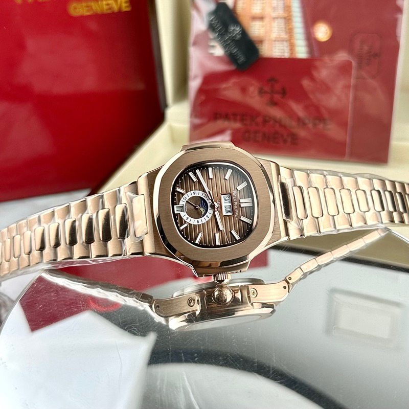 Đồng hồ nam Patek philipe Nautilus 5726 mặt vuông siz 40mm vàng rose