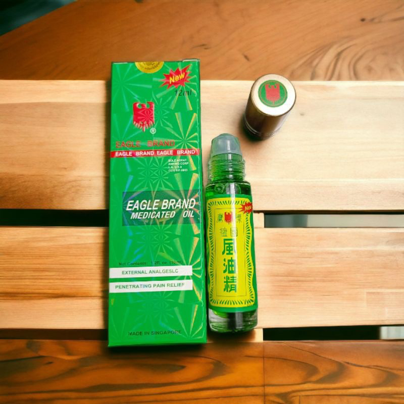 DẦU GIÓ SINGAPORE XANH CON Ó DẠNG LĂN 12M