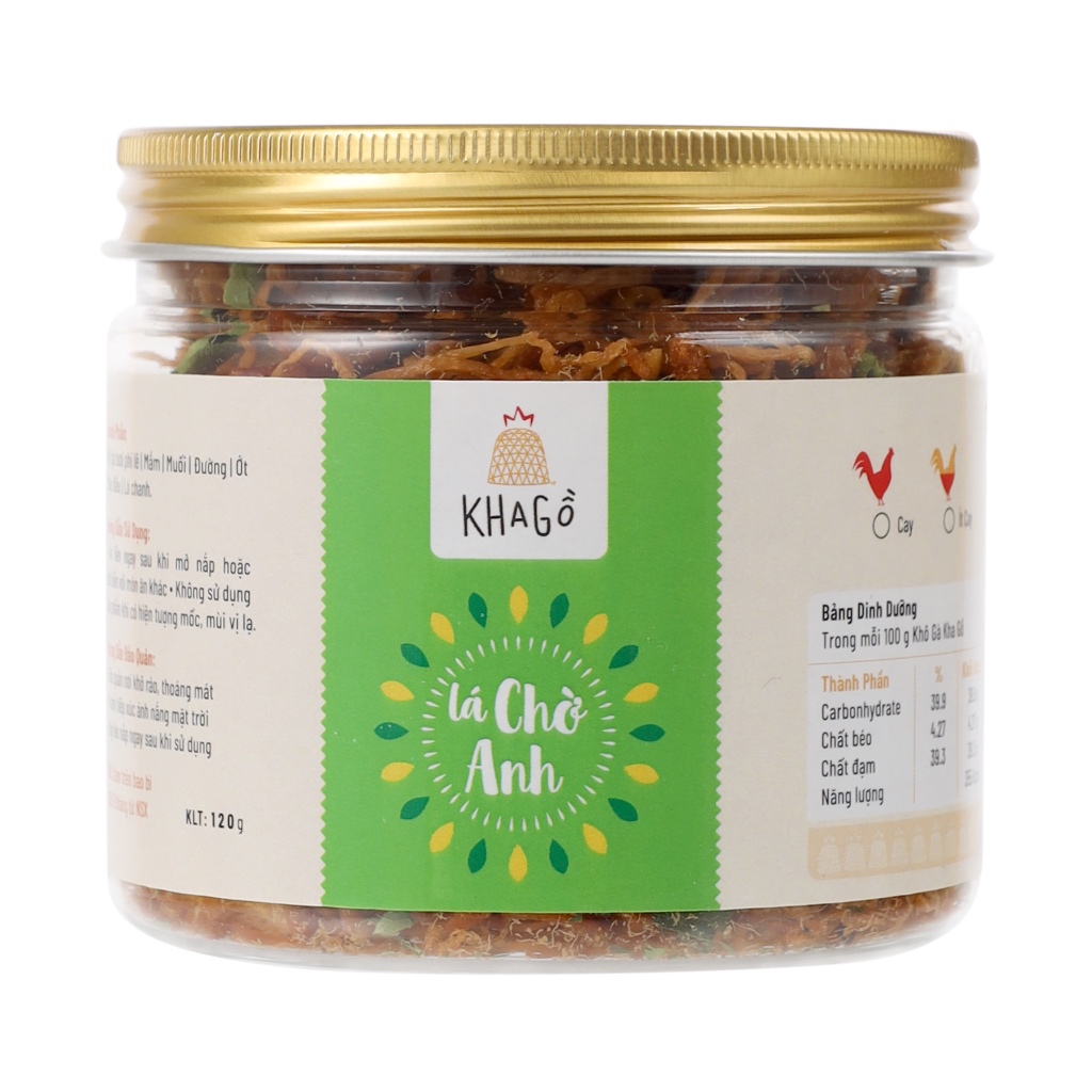 KHÔ GÀ LÁ CHANH 120gr | KHA GỒ | Ăn Vặt Văn Phòng, Du Lịch, Tết, Sài Gòn Ngon