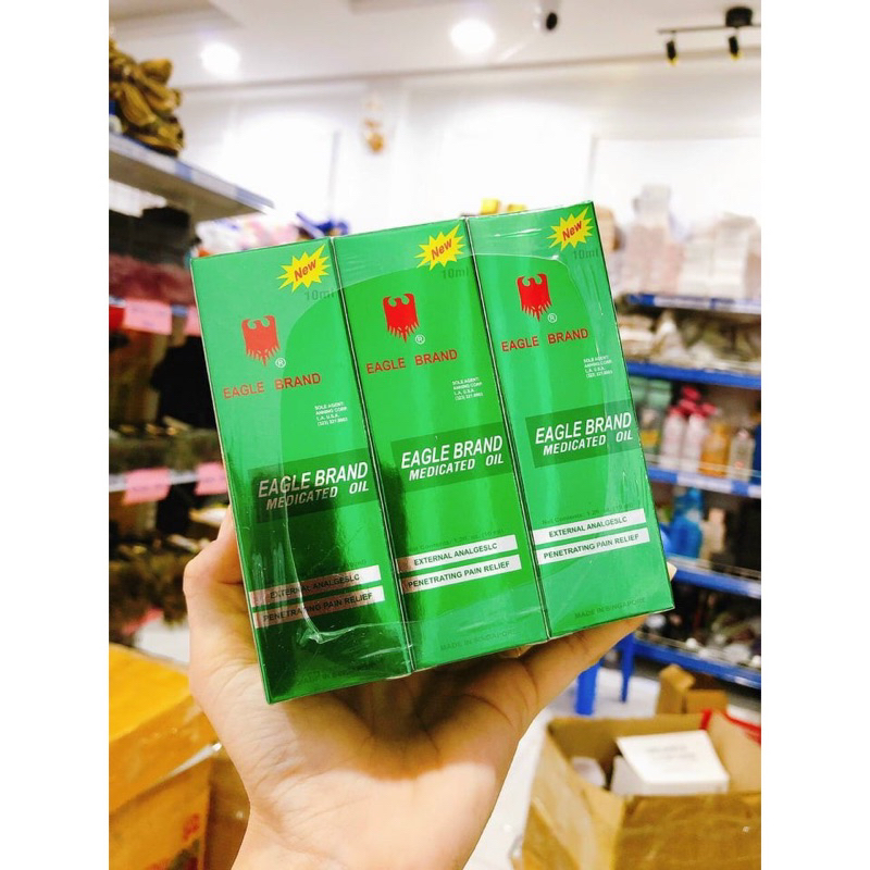 DẦU GIÓ SINGAPORE XANH CON Ó DẠNG LĂN 12M