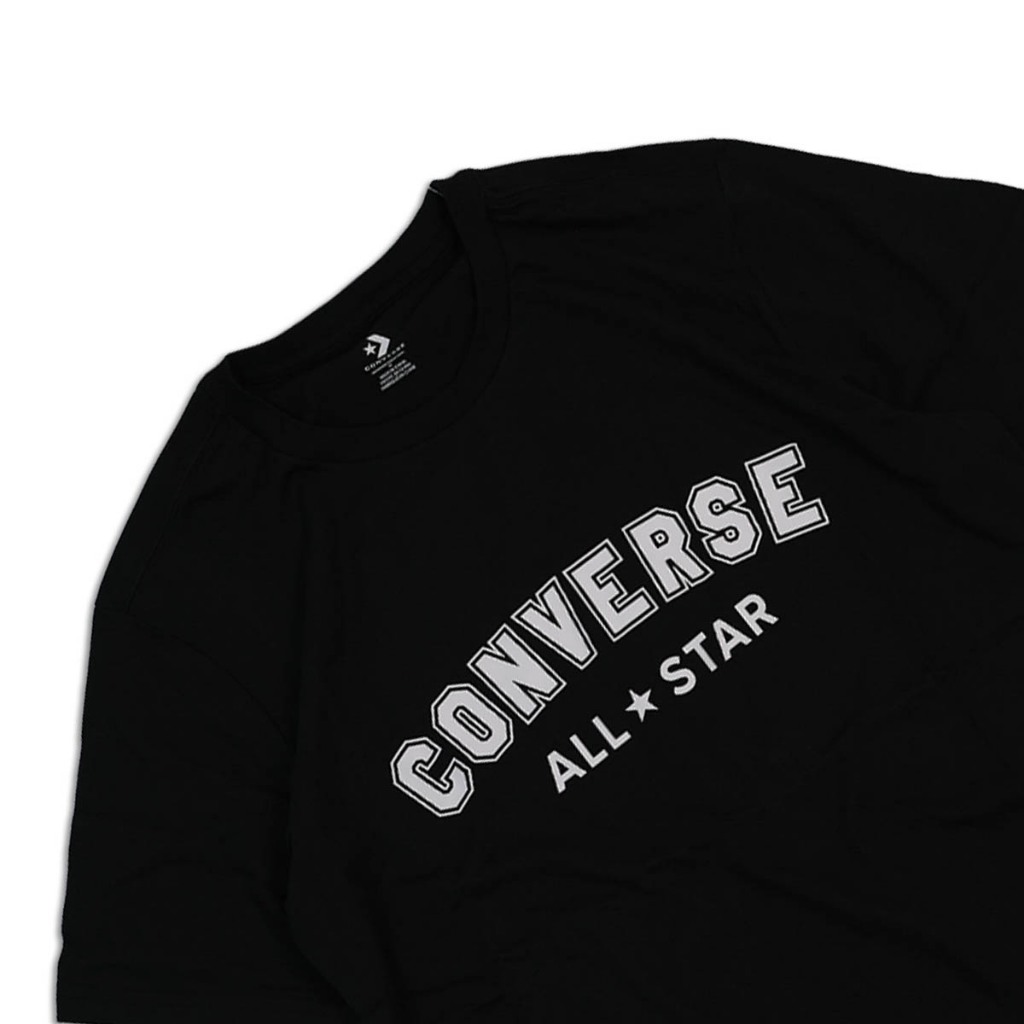 Áo Thun Cổ Tròn Ngắn Tay Converse All Star Unisex Classic Black - Đen, Thời Trang Unisex, Chính Hãng