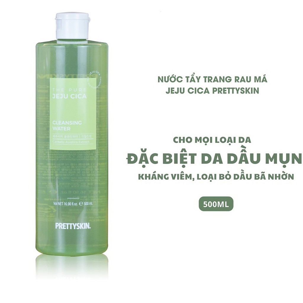 Nước tẩy trang Pretty Skin Cleansing Water 500ml