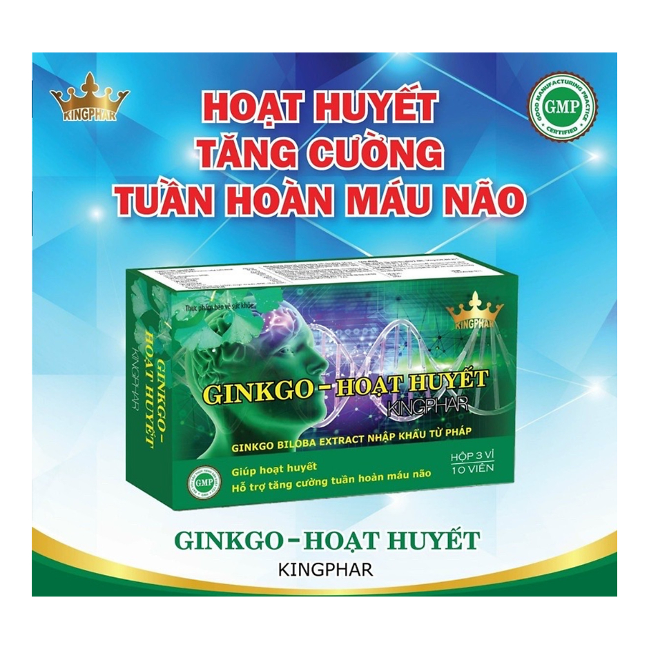 Ginkgo Hoạt huyết Kingphar – Tăng cường tuần hoàn não