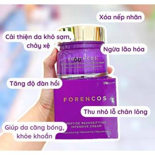 Kem dưỡng đêm Forencos TÍM Peptide 50ml