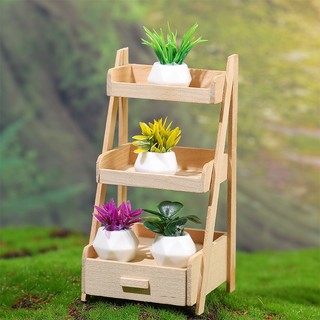 Mô hình các loại chậu cây cảnh, cây hoa mini trang trí nhà búp bê, tiểu cảnh, sa bàn, terrarium