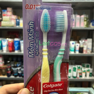 Bàn chải đánh răng mềm mảnh Colgate