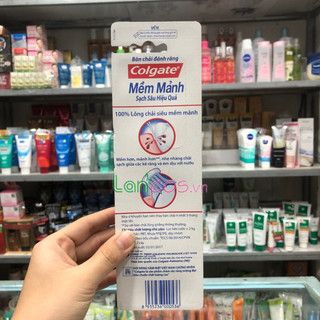 Bàn chải đánh răng mềm mảnh Colgate
