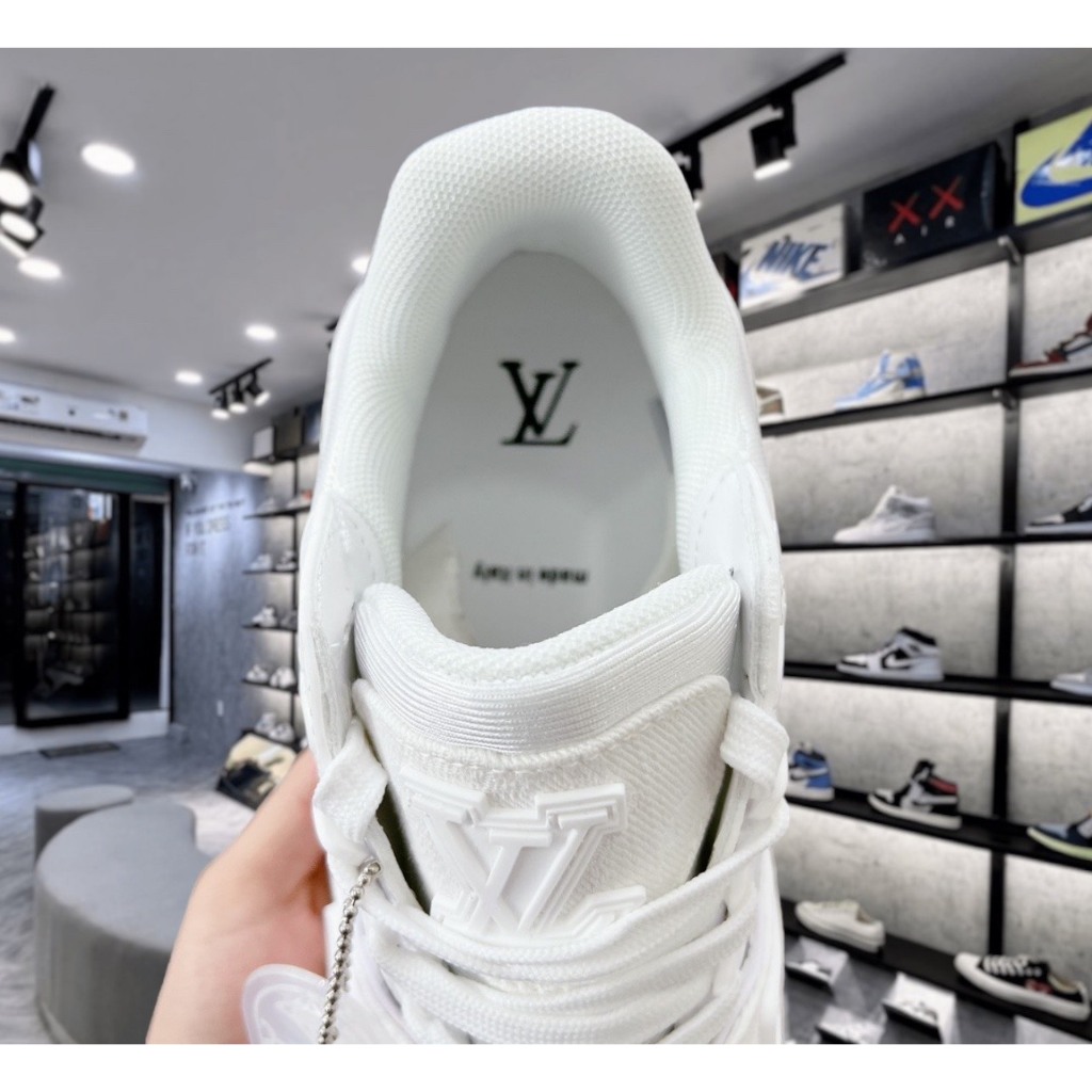 Giày Nike_Trắng LV AF1, Giày Air Force 1 LV Louis Vuitton Nam Nữ Hàng Đẹp Full Box Bill