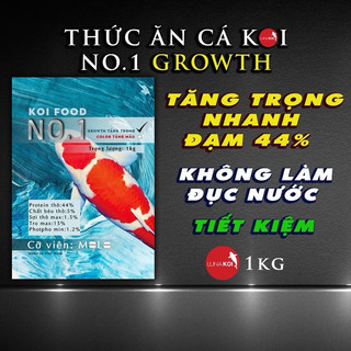Thức ăn cá Koi No.1 tăng trọng 1kg
