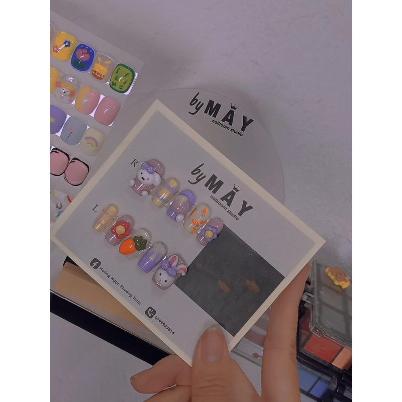 Nailbox gel nặn hoạt hình dễ thương byMâynailroomstudio