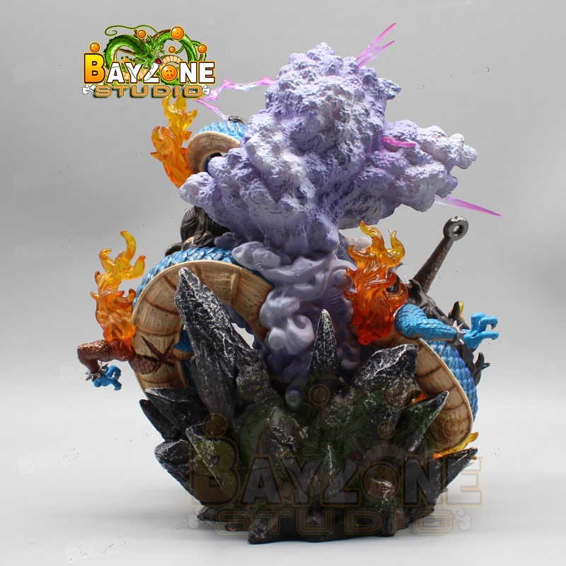 Mô hình Luffy gear 5 vs Kaido Rồng lộn cực chất