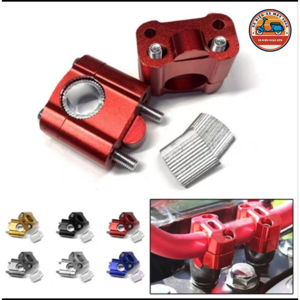 Cùm nâng ghi đông cnc rizoma 28mm