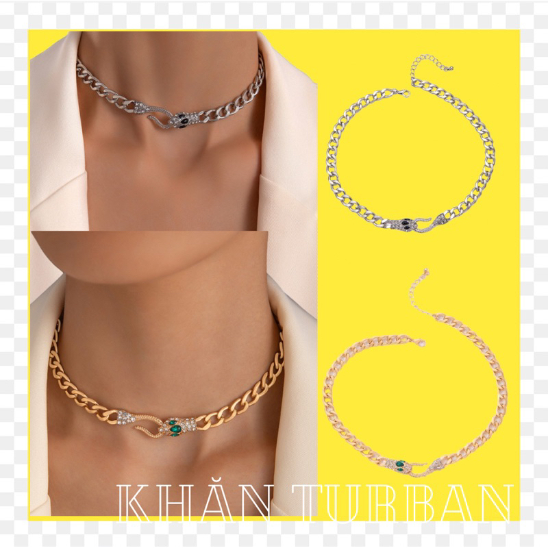 Choker con rắn - Vòng cổ con rắn - khanturban.vn