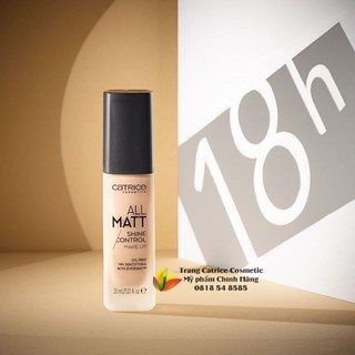 Kem nền kiềm dầu Catrice All Matt Plus 18h