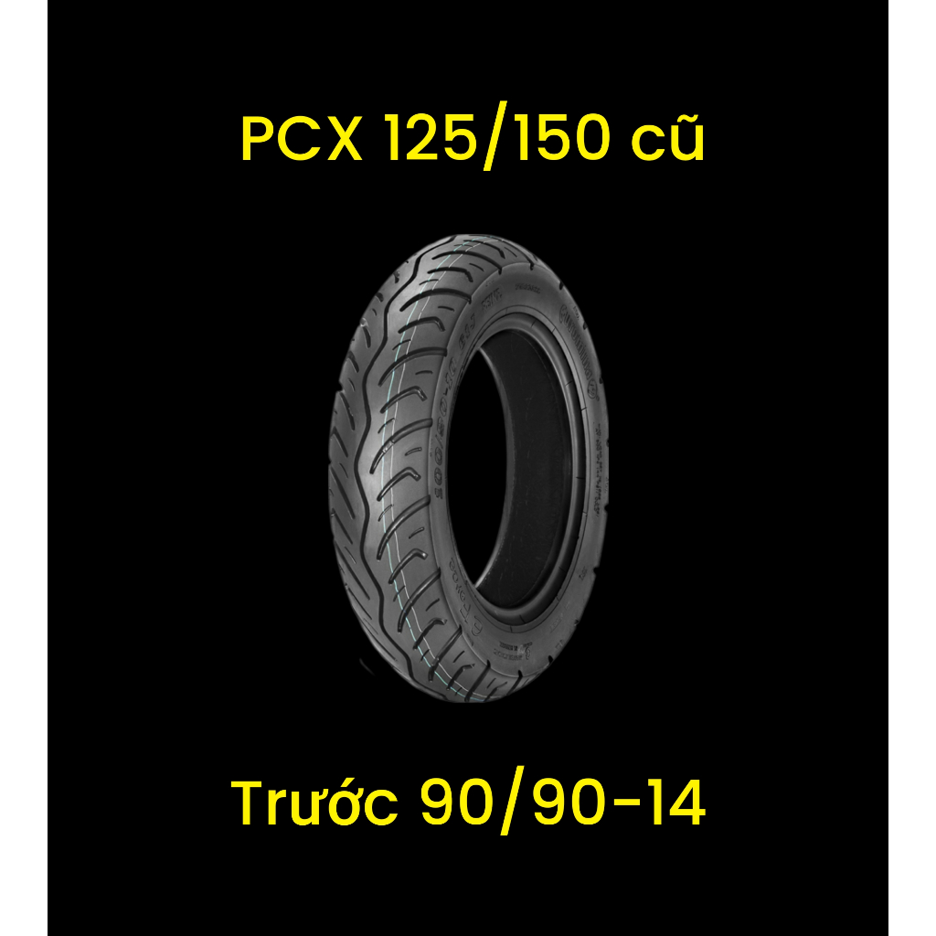 Vỏ Lốp Xe PCX 125/150 cũ size 90/90-14 và 100/90-14, EUROMINA