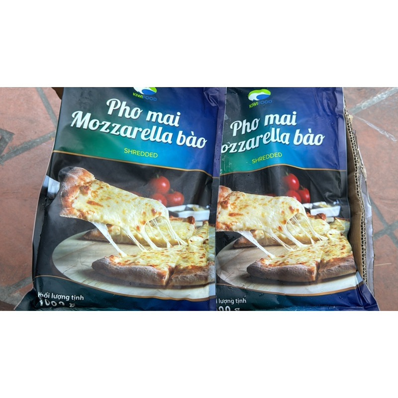 Phomai mozarella bào Shredded