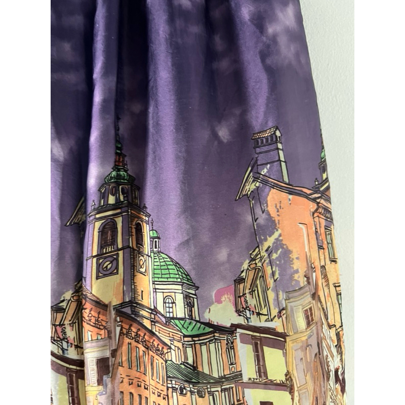 H2420 chân váy xoè dài si