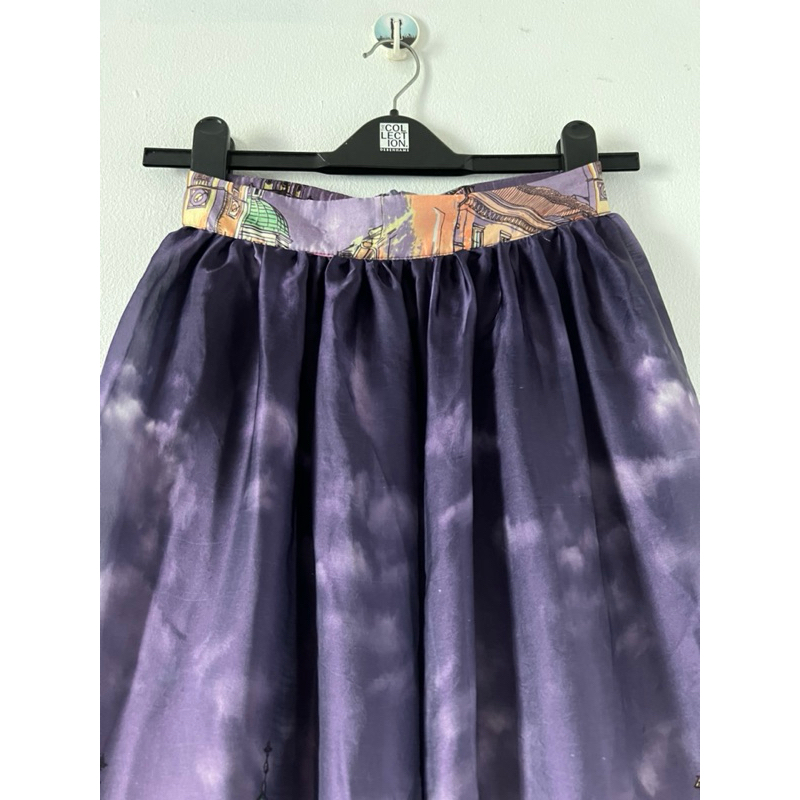 H2420 chân váy xoè dài si