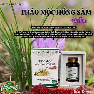 Combo DETOX + GIẢM CÂN HỒNG SÂM SAFFRON