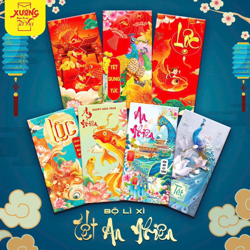 Set 10 Bao Lì Xì Tết 2024 Hot Trend