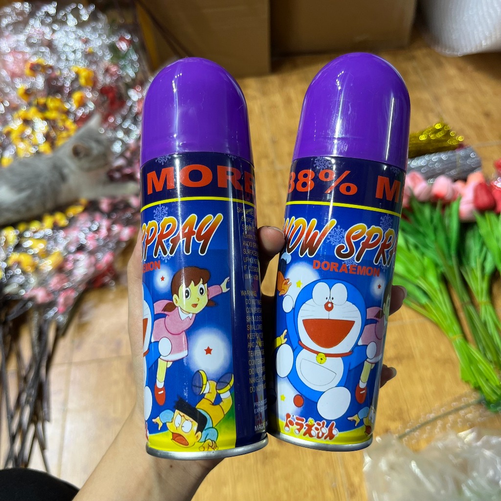 Bình xịt tuyết khô trang trí Noel Không tan - Trang trí cây thông - funny
