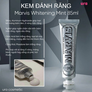 Kem đánh răng Marvis Whitening Mint 85g