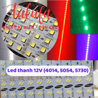 Led thanh 12v mắt led kép hoặc đơn sử dụng chip led 5730 4014 5054 siêu bền, siêu sáng