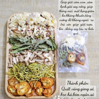 TRÀ GIẢI CẢM GIẢM HO (giải say)