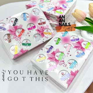  Set gel vẽ móng Fenshang 12 màu thông dụng và gel vẽ màu pastel