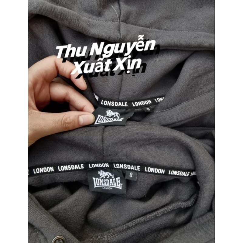 Áo nỉ hoodie thêu chữ basic mà ghi đá