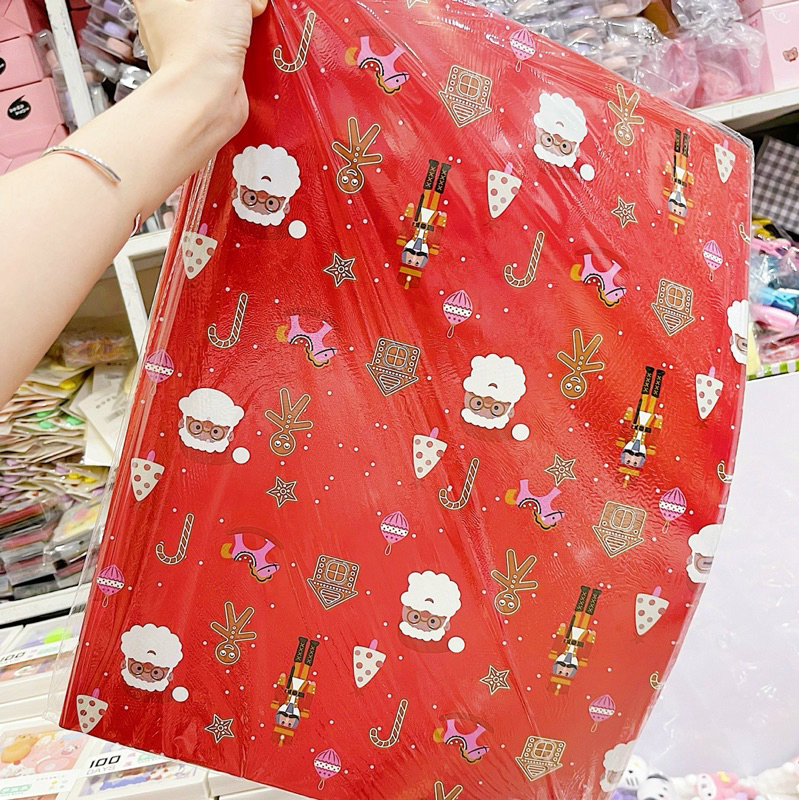 Giấy Gói Quà Giáng Sinh, Giấy Gói Quà Noel Kích Thước 50x75