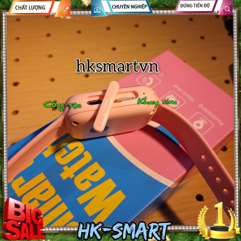 Đồng hồ thông minh HKSMART Y63, Gọi Video 4G, định vị wifi, LBS