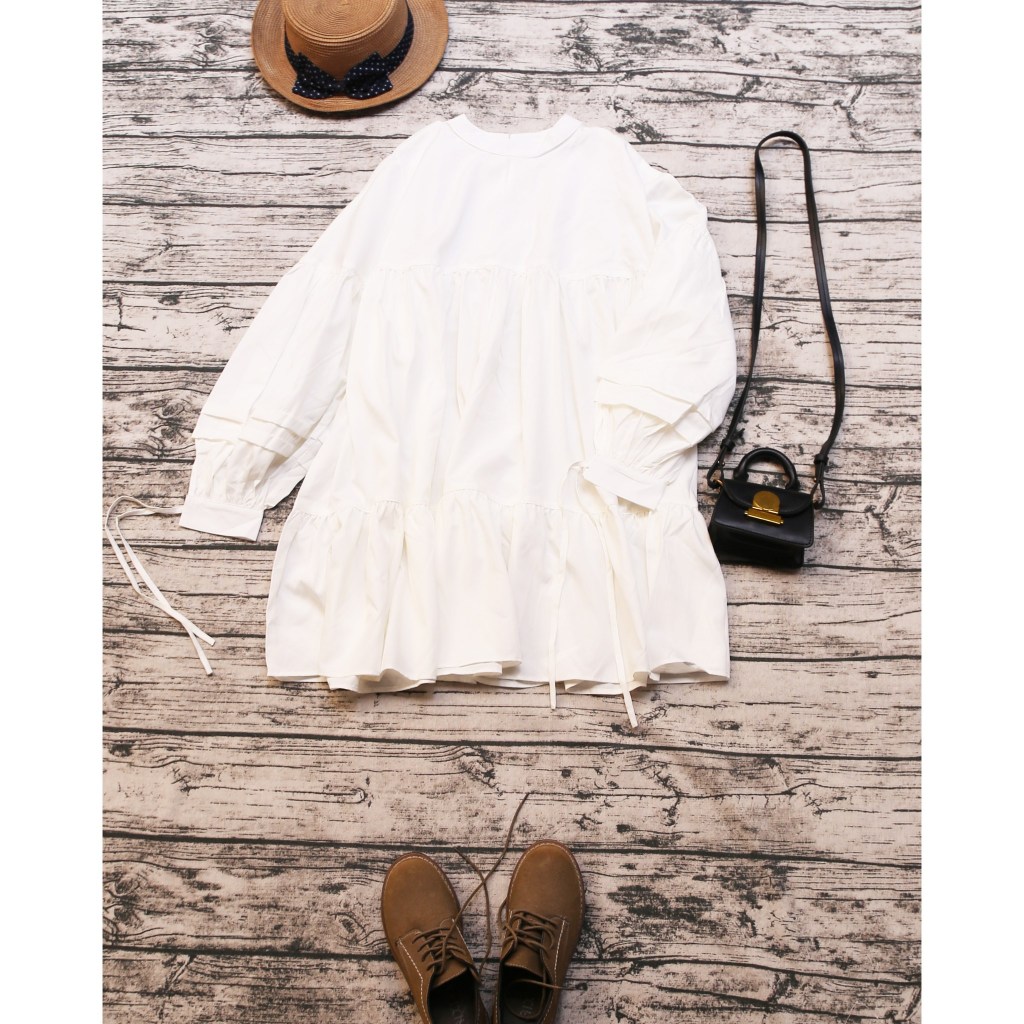 ÁO VÁY BABYDOLL CỔ TÀU