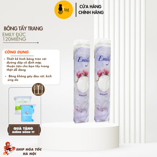 Bông tẩy trang Emily 120 miếng Đức - Hoa Ban Cosmetic